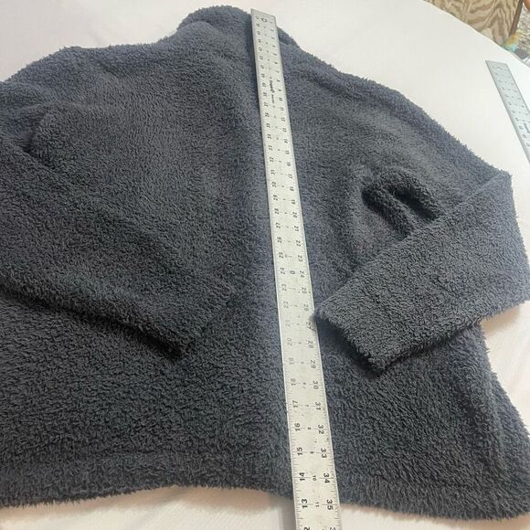 Barefoot Dreams CozyChic Dark Grey Cardigan Sweater Plus Size XXL - Picture 9 of 9